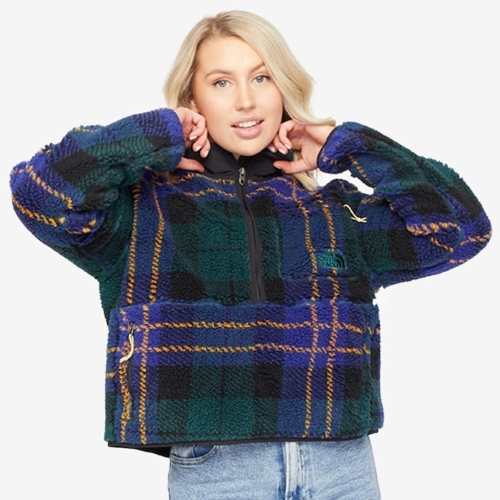 THE NORTH FACE WOMENS JACQUARD EXTREME PILE PULOVER